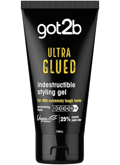 Ultra Glued Styling Gel For Edges Strong Hold 150 ml