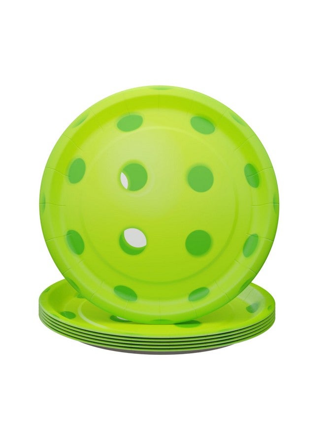 Blue Orchards Pickleball Party Plates And Napkins (52 Pieces For 16 Guests) - Pickleball Party Decorations Sports Themed Birthday Baby Shower Disposable Paper Plates And Napkins - Image 3