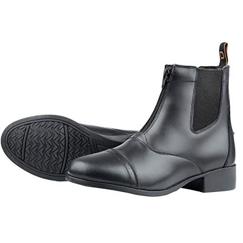 Dublin Foundation Zip Paddock Boots, Black, Childs 10 - Image 1