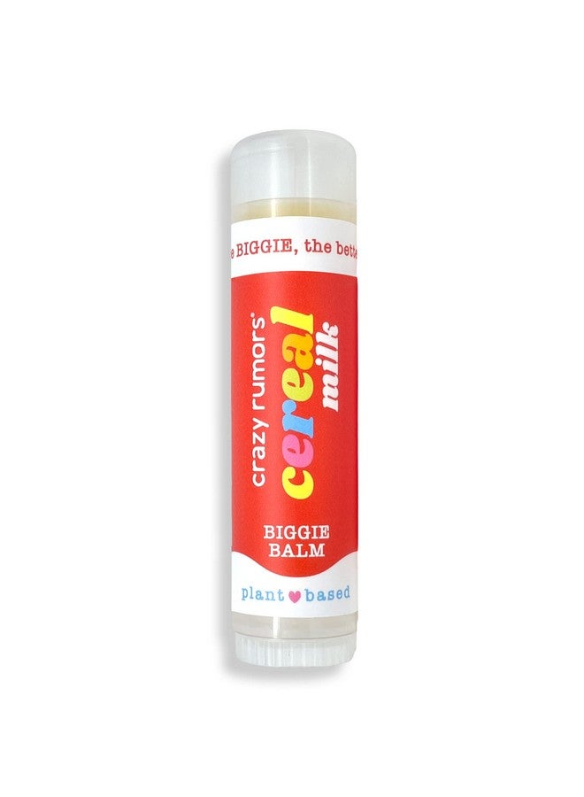 crazy rumors Biggie Cereal Milk Flavored All Natural Plant Based Lip Balm To Moisturize And Nourish Your Lipscereal Milk Biggie Tube 0.6 Oz (4X Larger Than Standard 0.15 Oz Lip Balm) - Image 1
