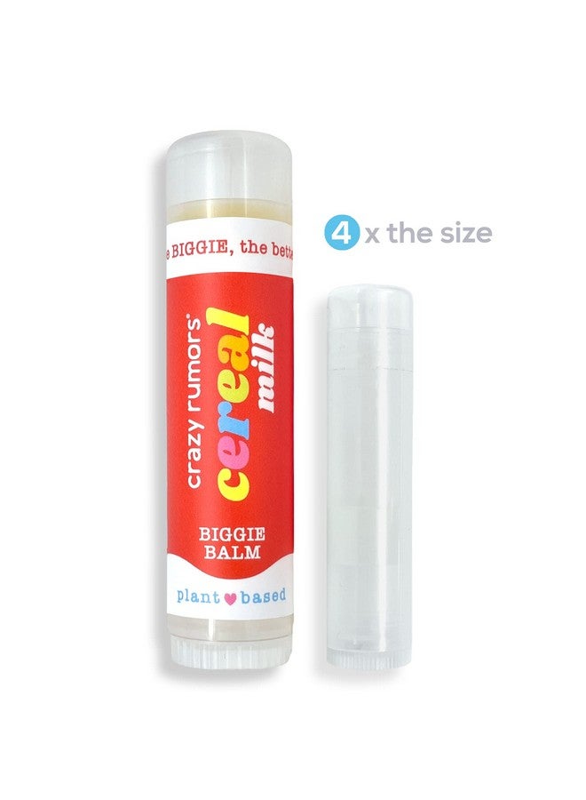 crazy rumors Biggie Cereal Milk Flavored All Natural Plant Based Lip Balm To Moisturize And Nourish Your Lipscereal Milk Biggie Tube 0.6 Oz (4X Larger Than Standard 0.15 Oz Lip Balm) - Image 2
