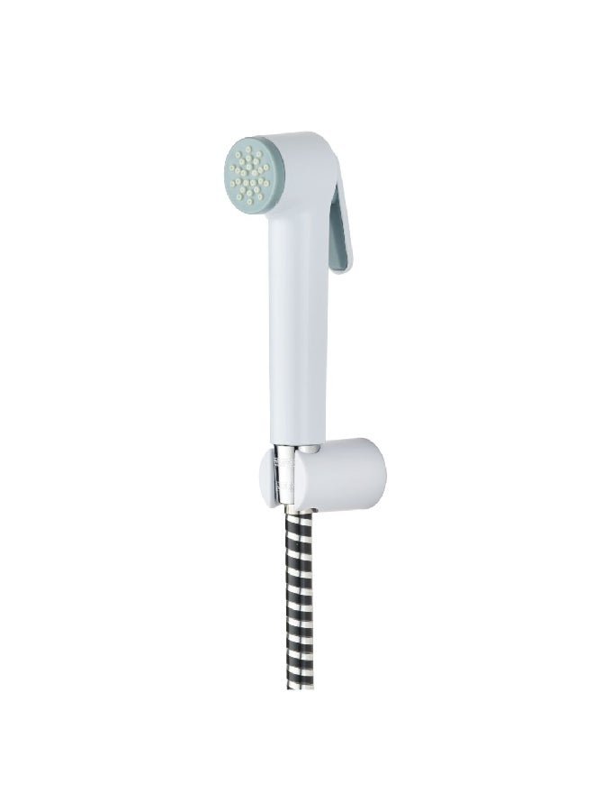 Easy Installation Hassle-Free Adjustable Shattaf Set for Bathroom White 120cm DH026/WHITE
