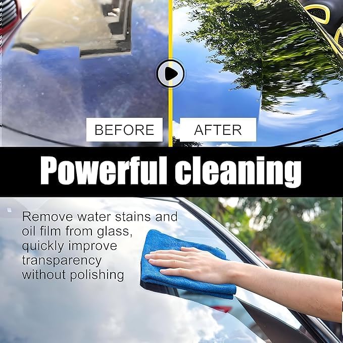 VISIONEX Oil Film Remover for Glass, Car Windshield Cleaner, Water Spot, for Home and Auto Windows Cleaning 200ML - Image 4