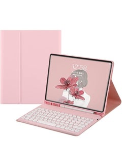 2023 New iPad 10th Generation 10.9" Keyboard Case Cute Round Key Color Keyboard Wireless Detachable BT Keyboard Cover for iPad 10th 10.9-inch
