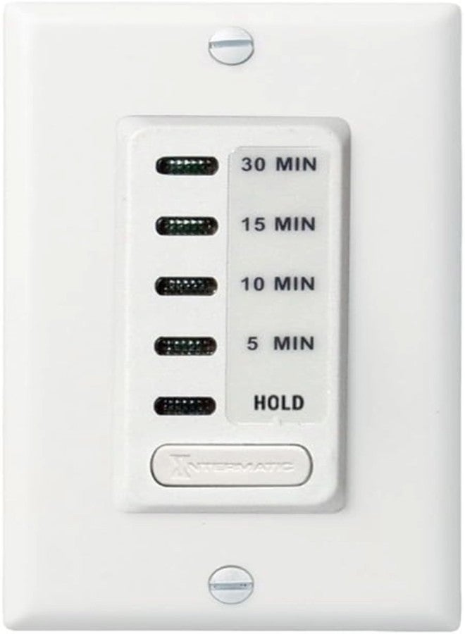 Intermatic EC200WK Electronic Countdown Timer - Efficient Control, Silent Operation, Versatile Applications - 5/10/15/30 Minute Countdown Timer - Image 1