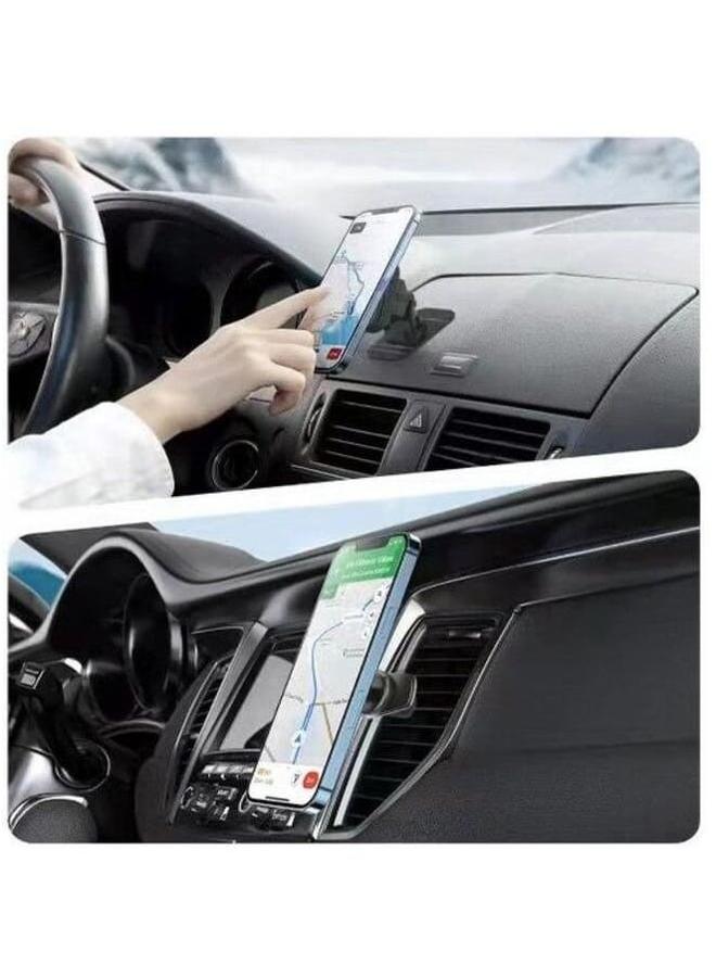 PROMASS Original Magnetic Mobile Phone Mount Holder For Car Office Or Home 2 in 1 On Any Surface Or In The Car air Conditioner Vent - Image 2