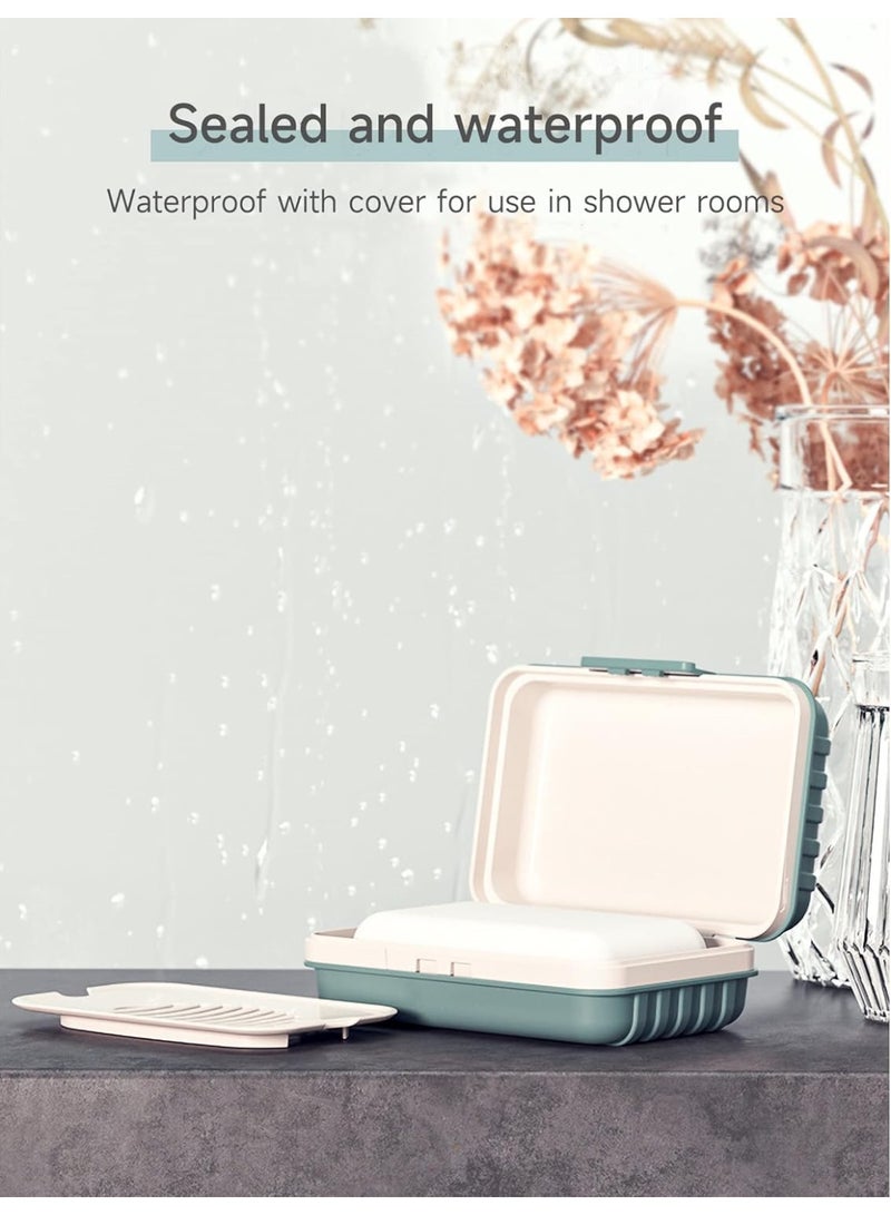 Travel Soap Holder with Lid - Draining Soap Box for Shower -Compact Travel Soap Case Leak-Proof Design for Camping, Hiking, Gym & Outdoor Use | Keeps Soap Dry & Hygienic - Image 5