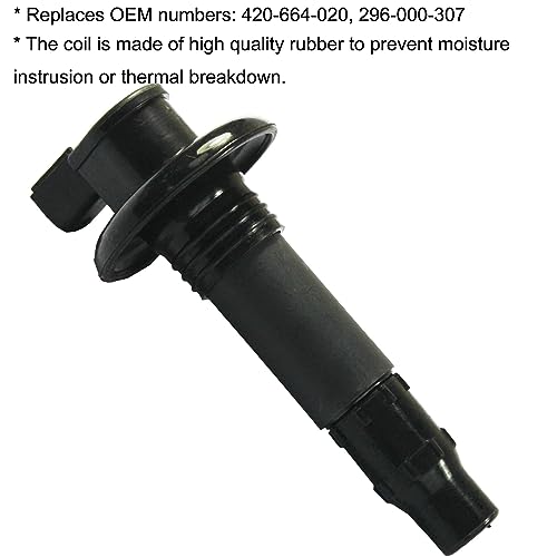 MOCW 3 Pcs Ignition Coil Stick Fit for SeaDoo GTX RXT RXP GTI GTS GTR Wake 130 155 185 215 255 260 HP ALL 4-TEC Models 420664020 - Image 2