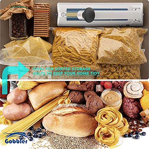 GOBBLER 200mm 8" Inch Electric Heat Sealing Machine for Plastic Bags Impulse Sealer Metal Body - White (PFS-200 MT) - Image 5