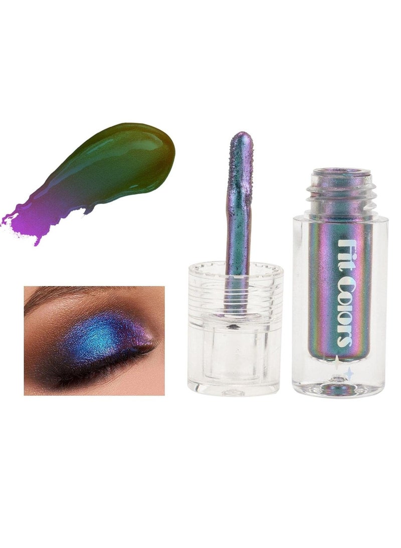 Fit Colors مكياج جليتر سائل متعدد الاستخدامات للعيون والشفاه جليتر سائل للعيون بألوان مكثفة يدوم طويلاً يجف بسرعة ألوان لامعة 04 - Image 1