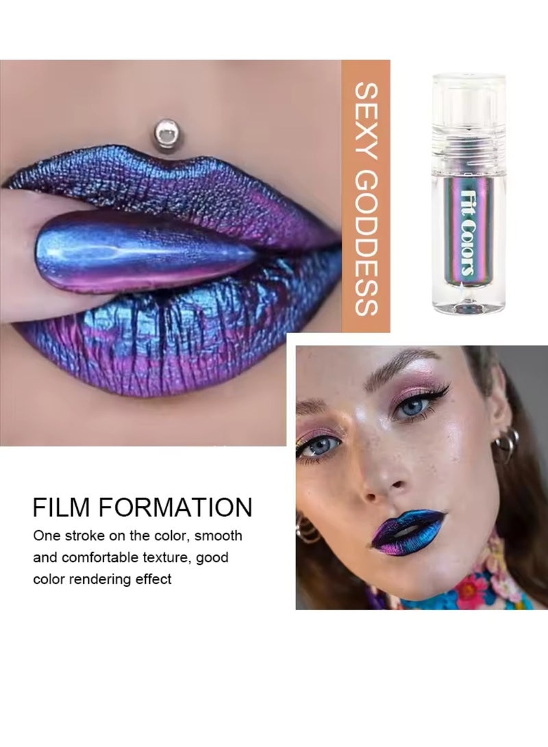 Fit Colors مكياج جليتر سائل متعدد الاستخدامات للعيون والشفاه جليتر سائل للعيون بألوان مكثفة يدوم طويلاً يجف بسرعة ألوان لامعة 04 - Image 4