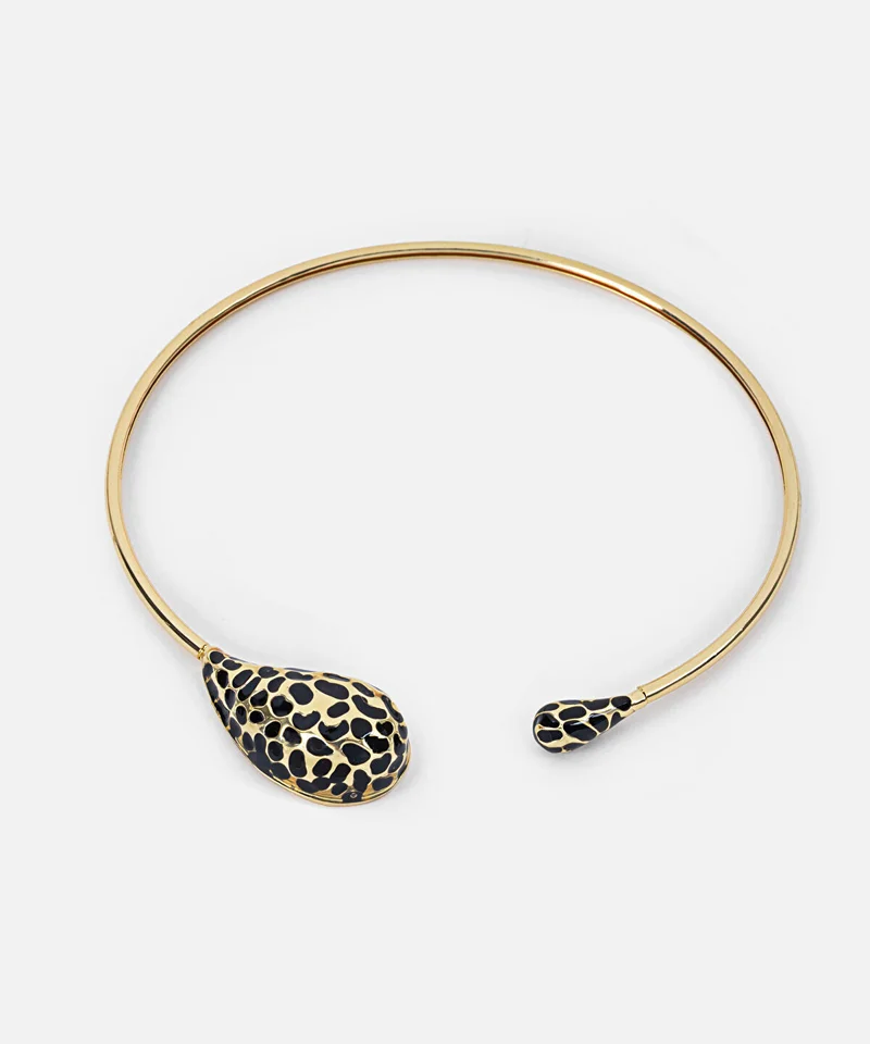 ابيكول Contrast Rigid Necklace