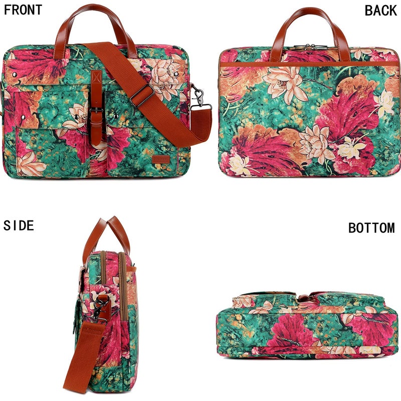 Baosha Multicoloured 17inch Laptop Computer Bag Messenger Bag Briefcase for Women BC-07 (BS) - Image 2