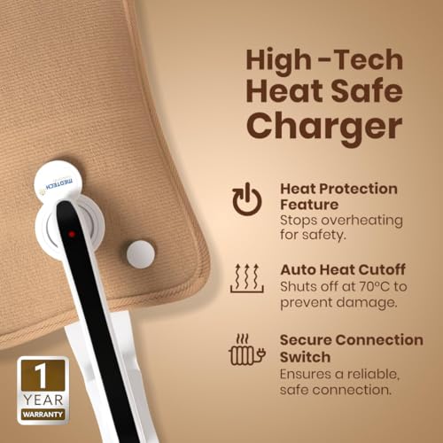MEDTECH® Premium Electric Hot Water Gel Bag for Pain Relief | Reusable, Flexible Heating Bag for Period Cramps, Muscle Aches, Back Pain and Cold Relief | 6 Layers of Protection | Coffee Brown - Image 3