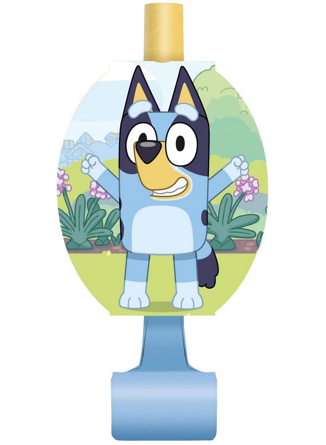 Unique Bluey Party Favors - Bluey Goodie Bags Stuffers - Bundle with 16 Goodie Bags, 16 Blowouts, Sticker - Birthday Party Decorations - Birthday Supplies - Image 5