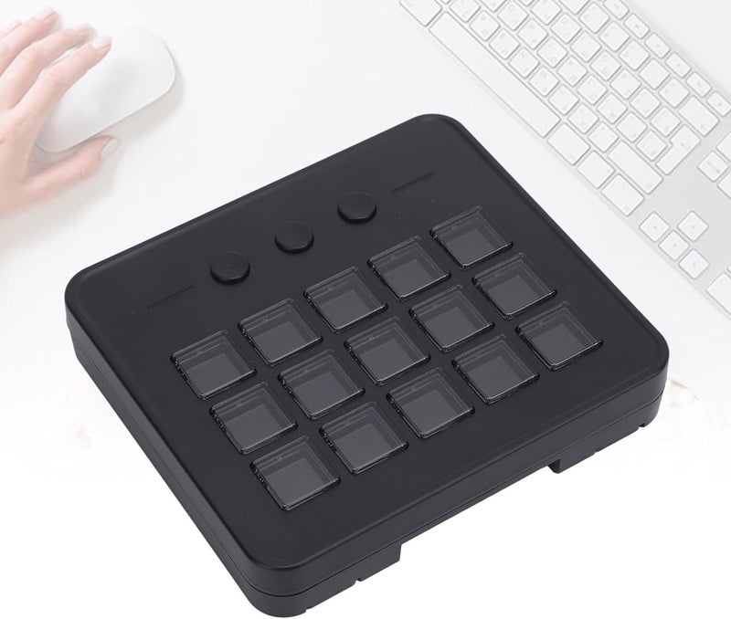 Cross product compatible GOWENIC Macro Keypad, Stream Controller Deck Gaming Streaming Shortcut Keyboard, 15 Customizable LCD Keys for OBS, Twitch,Discord, PC, Fade proof Efficiency boosted construction Shock rubber edge Dense material Dust proof Multi-use upgraded craftsmanship Fine detail Storage transit efficiency build Multi-source stock guarantee Remote area delivery Budget friendly sizing alternatives Multi-use detailed build Salt resistant coating Tight fitted parts Flexible anti-break Any KSA address orderable Integrated warehouse solution Non sticky surface Global light sturdy raw material Modern warehouse management Climate adapted delivery plan Balanced structure All environment compatible Simple multifunctional build - Image 4