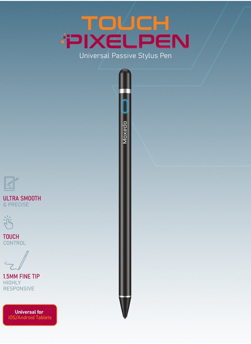 Moxedo - Moxedo Touch Pixel Pen Universal Active Stylus Pen Capacitive Rechargeable Compatible for iPad/Pro/Air/Mini/iPhone/Samsung/Lenovo/IOS/Android and other - Image 1