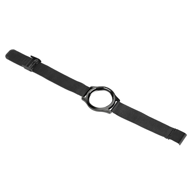 Steel Wrist Band Strap Bracelet Replacement Sleep Fitness Monitor for Misfit Shine 2Black - Image 1