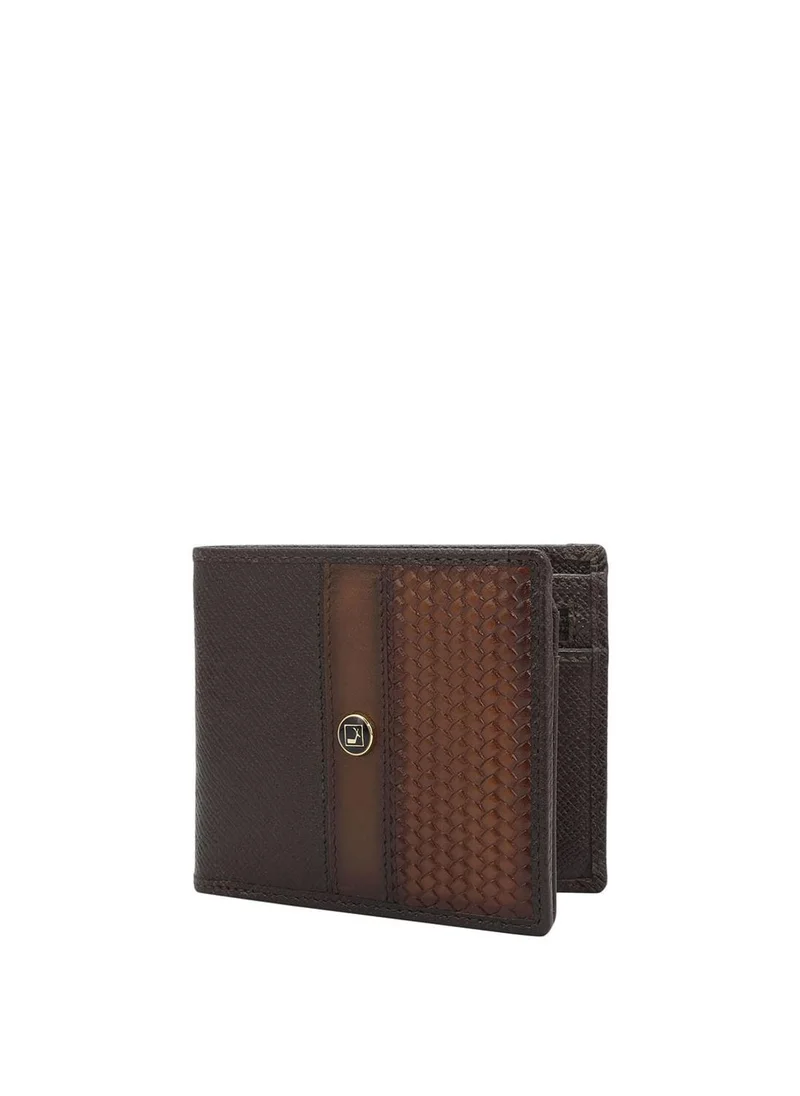 دا ميلانو Genuine Leather Brown Mens Wallet