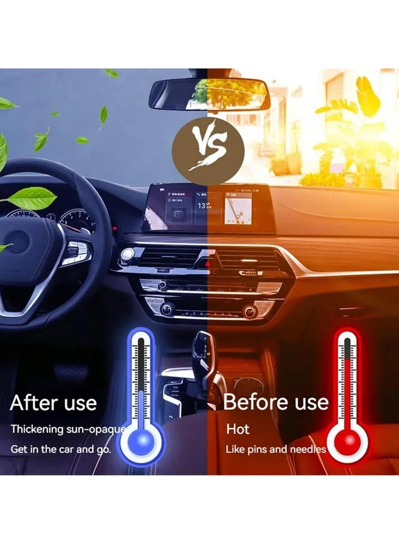 Bukela Multi-layer Car Cover, All-weather Waterproof, Suitable for Cars, Outdoor Full Coverage Windproof, Sandproof, Rainproof, Uv Protection Car Cover With Zipper Door Car Protection, Black, Yxl - Image 3