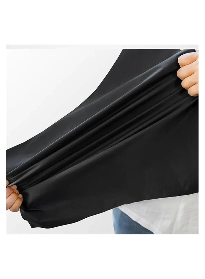 Bukela Multi-layer Car Cover, All-weather Waterproof, Suitable for Cars, Outdoor Full Coverage Windproof, Sandproof, Rainproof, Uv Protection Car Cover With Zipper Door Car Protection, Black, Yxl - Image 5