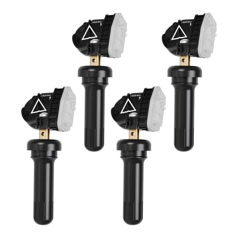 433Mhz TPMS Sensor GM Tire Pressure Monitoring System Sensor Compatible for Chevy Malibu Silverado Impala Cruze Buick Regal Lacrosse GMC Cadillac Replaces for 13598773 4Pack