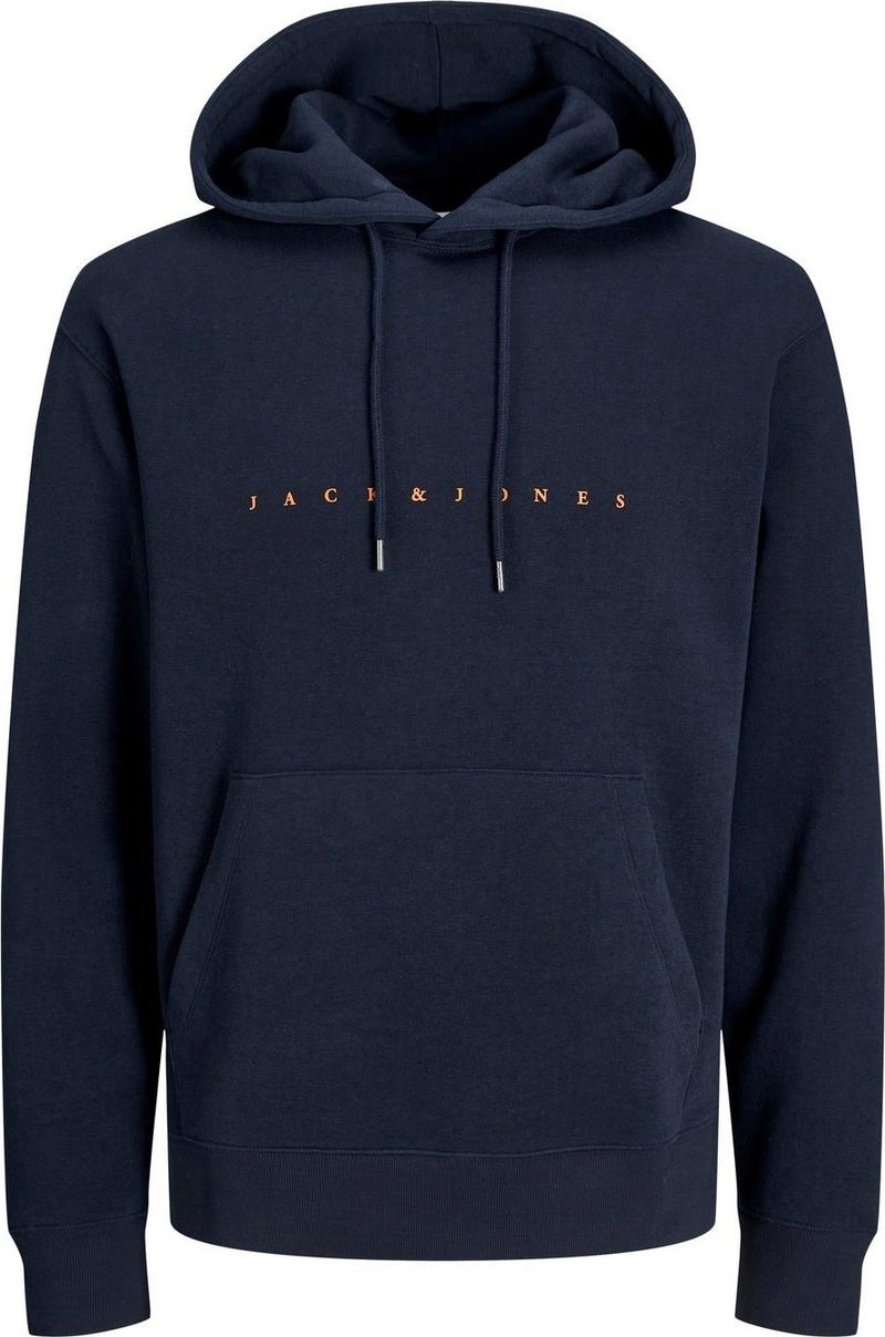 Jack Jones Hood Star Men's Navy Blue Hooded Sweatshirt - Image 1