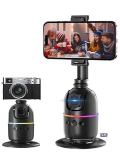 TIGER 360° Rotation Smart Phone Holder with Auto Face Tracking – Gesture Control, No App Needed for Vlogging, Streaming, TikTok, Video Shooting – Universal Compatibility, Stable & Hands-Free Operation  - Image 1