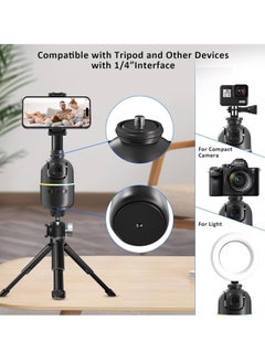 TIGER 360° Rotation Smart Phone Holder with Auto Face Tracking – Gesture Control, No App Needed for Vlogging, Streaming, TikTok, Video Shooting – Universal Compatibility, Stable & Hands-Free Operation  - Image 4