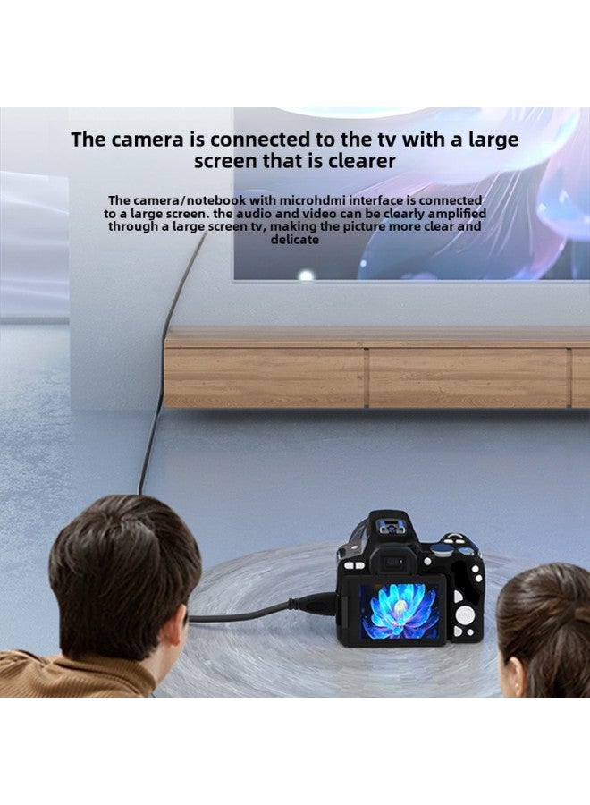 Miniature Micro HDMI To HDMI Standard Cable Tablet Camera HD Cable-Color:Micro HDMI To HDMI Cable 】 - Image 3