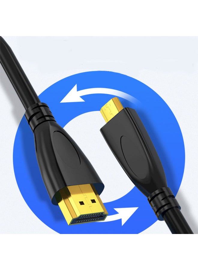 Miniature Micro HDMI To HDMI Standard Cable Tablet Camera HD Cable-Color:Micro HDMI To HDMI Cable 】 - Image 5