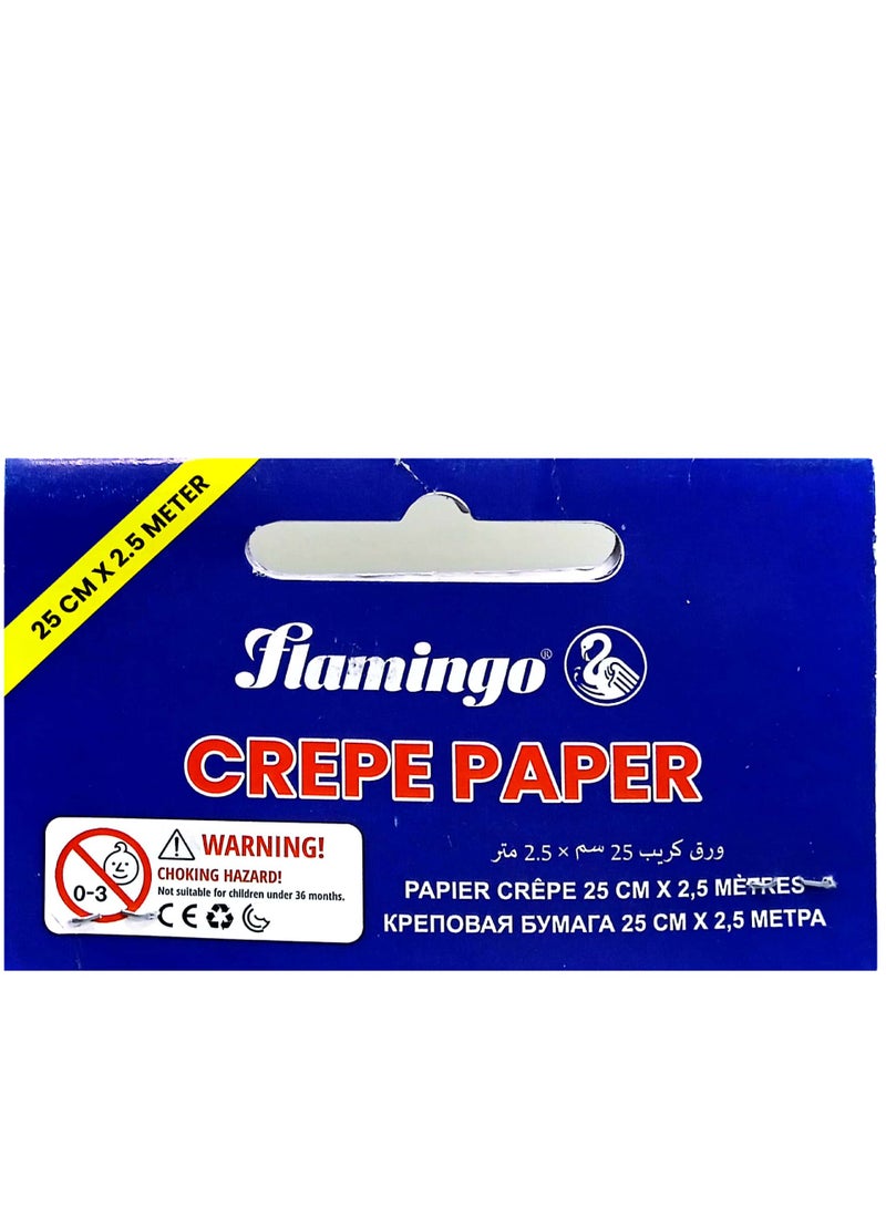 رول ورق كريب 50 سم × 2.5 متر لون أصفر - Image 4