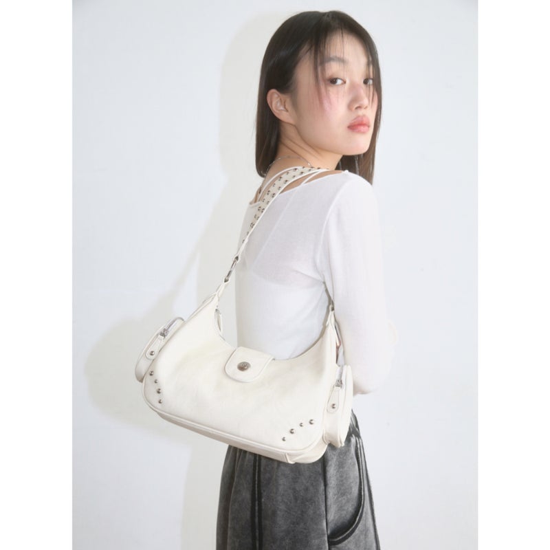 Women's Rivet Shoulder Bag - Image 2