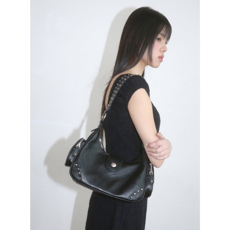 Women's Rivet Shoulder Bag - Image 3