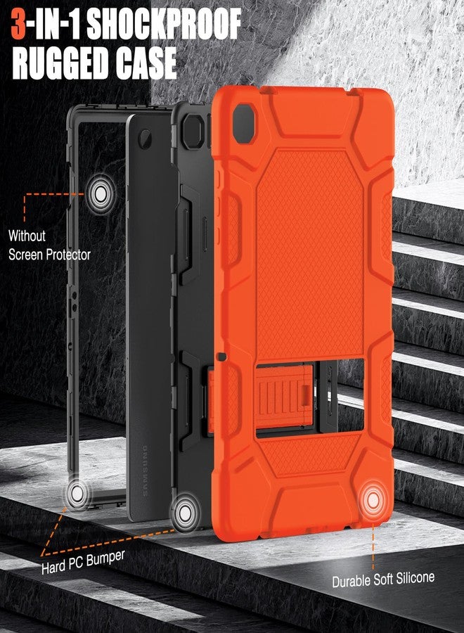Azzsy Case for Samsung Galaxy Tab A9+/A9 Plus 11” 2024 Model (SM-X210/X216/X218), Heavy Duty Shockproof Rugged High Impact Protective Case, Orange - Image 5