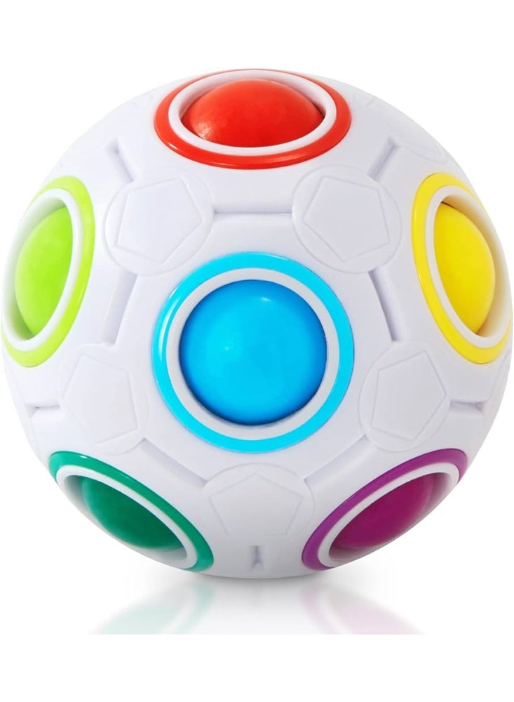 كرة ألغاز قوس قزح السحرية، لعبة ألغاز فيدجيت بول، لعبة ألغاز فيدجيت للأولاد والبنات - أعياد الميلاد - Image 2