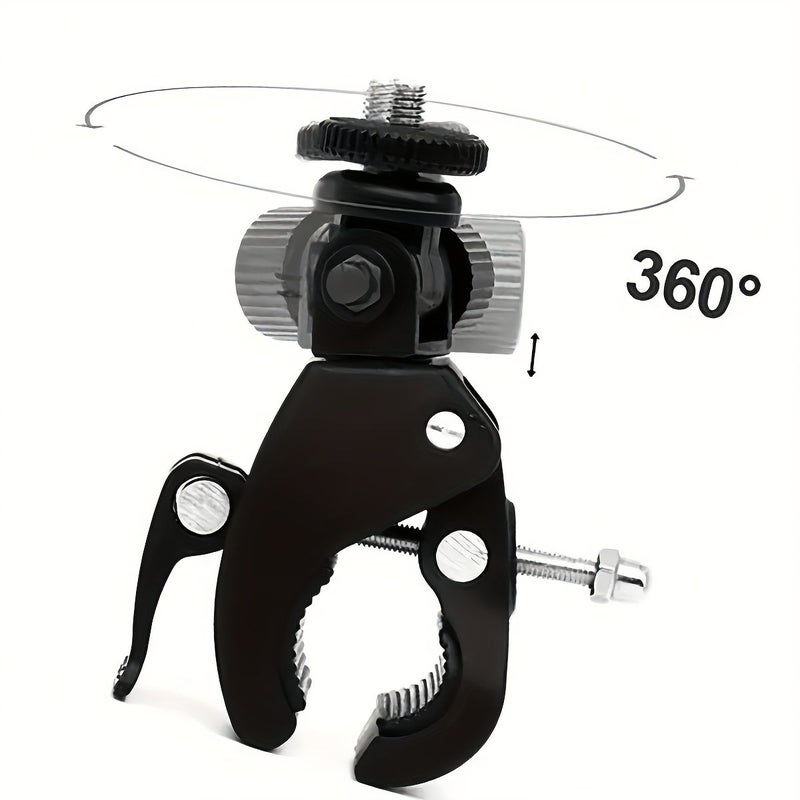 Motorcycle Bicycle Handlebar Clamp Mount for Gopro Hero Action Cameras Bracket - Image 4