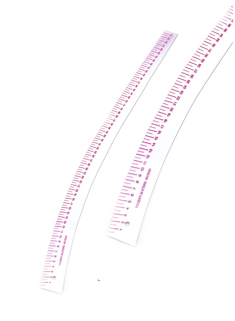 5 pcs Multi-function Sewing Dress Ruler Set Measure Tool for Dressmaking Tailor Clothes Design Making Tools - Image 3