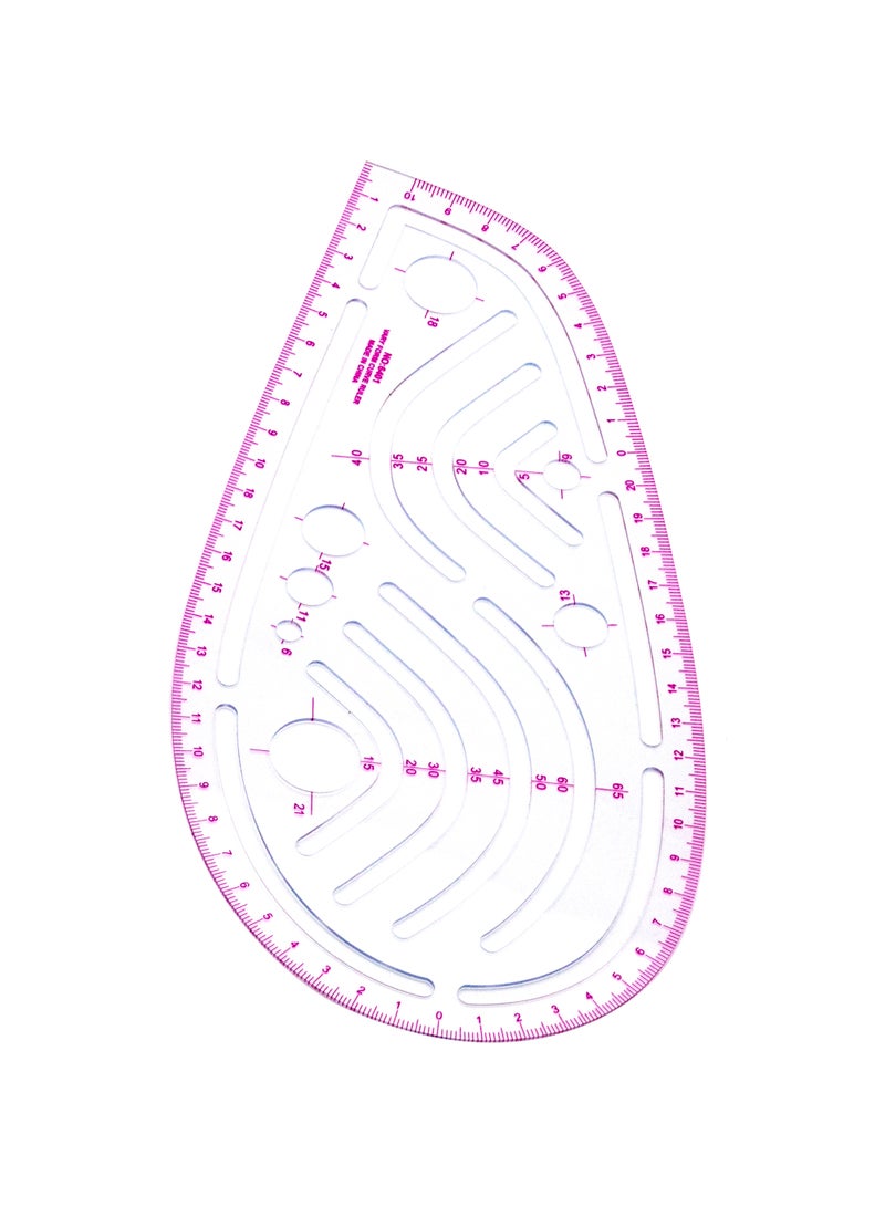 5 pcs Multi-function Sewing Dress Ruler Set Measure Tool for Dressmaking Tailor Clothes Design Making Tools - Image 5
