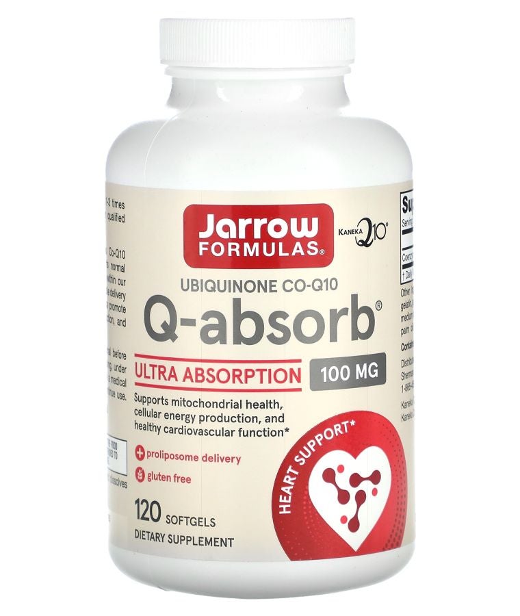 jarrow formulas Q-Absorb 100 mg 120 Softgels