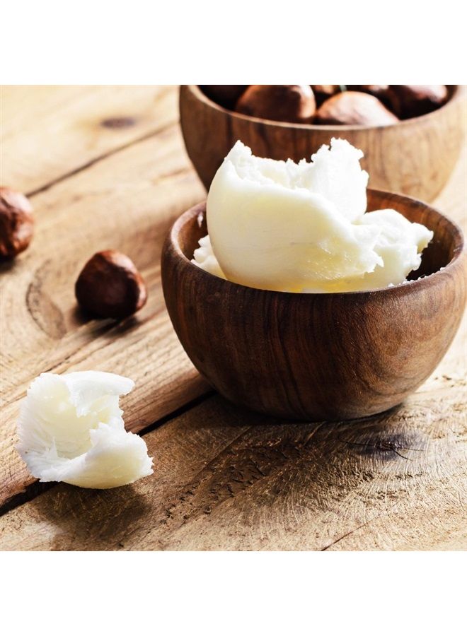 Sheanefit زبدة الشيا الأفريقية الخام غير المكررة، زبدة جسم طبيعية، مرطب يومي ناعم وسلس للوجه والجسم، عاجي 16 أونصة (عبوة من 1) - Image 5