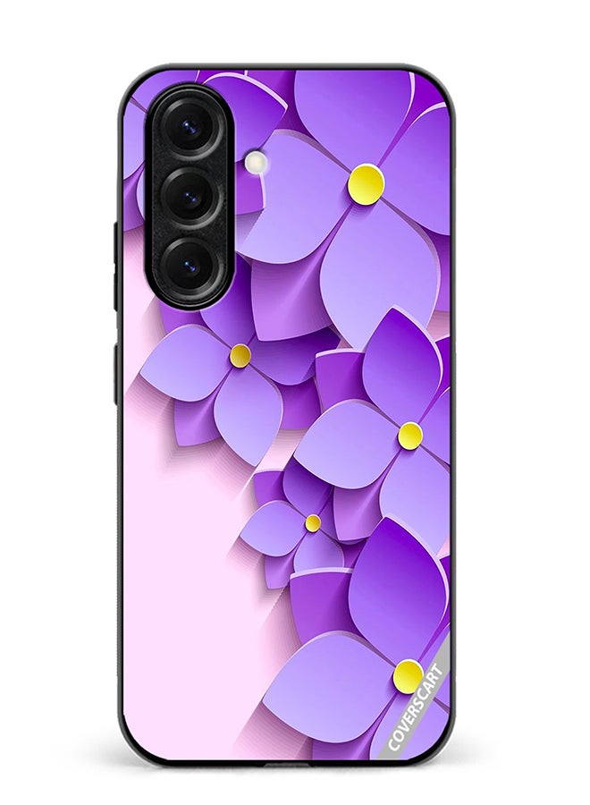 Protective Case Cover For Samsung Galaxy S25 Plus Flower Design Multicolour