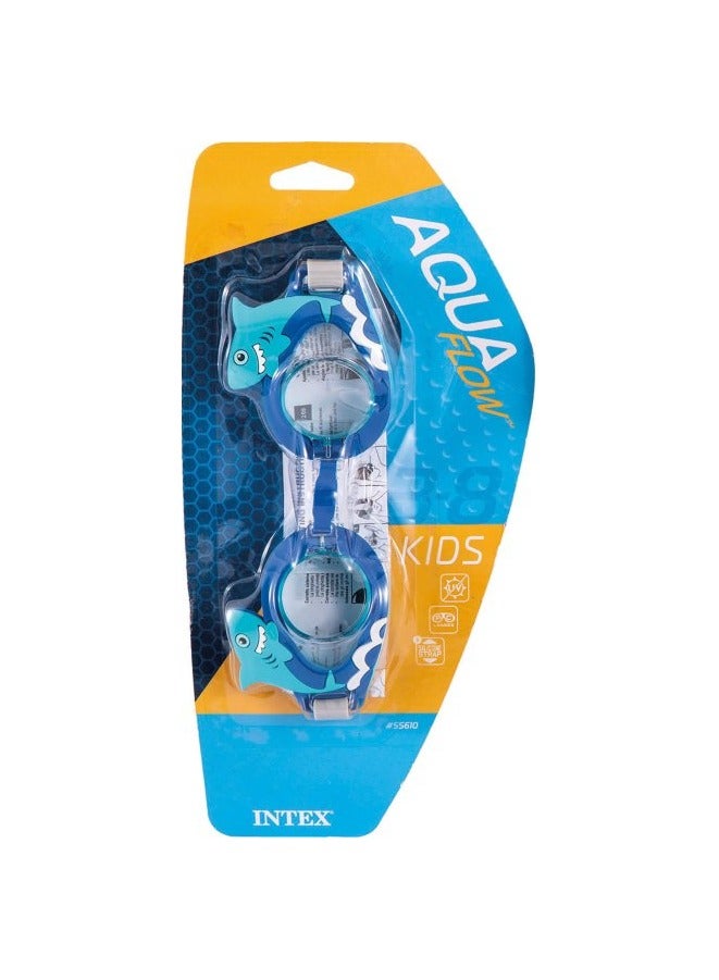 انتكس نظارات السباحة الممتعة للأطفال من 3 إلى 8 سنوات - Image 2