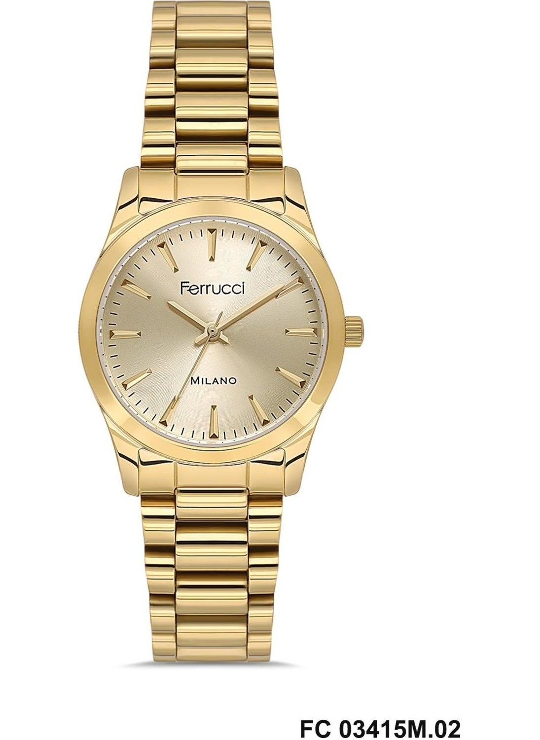 Ferrucci Women's Wristwatch Fc 03415M Gold Color Original 2 Year Warranty + Bracelet Gift  - Image 3