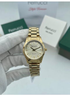 Ferrucci Women's Wristwatch Fc 03415M Gold Color Original 2 Year Warranty + Bracelet Gift  - Image 4