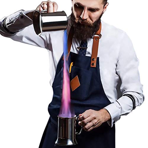 N2 20oz كوب بيرة مزدوج الجدار من الفولاذ المقاوم للصدأ 18/8 بتصميم قوالب مسجلة براءة اختراع استمتع بمشروبات البيرة المفضلة بأسلوب مقبض فضي - Image 5