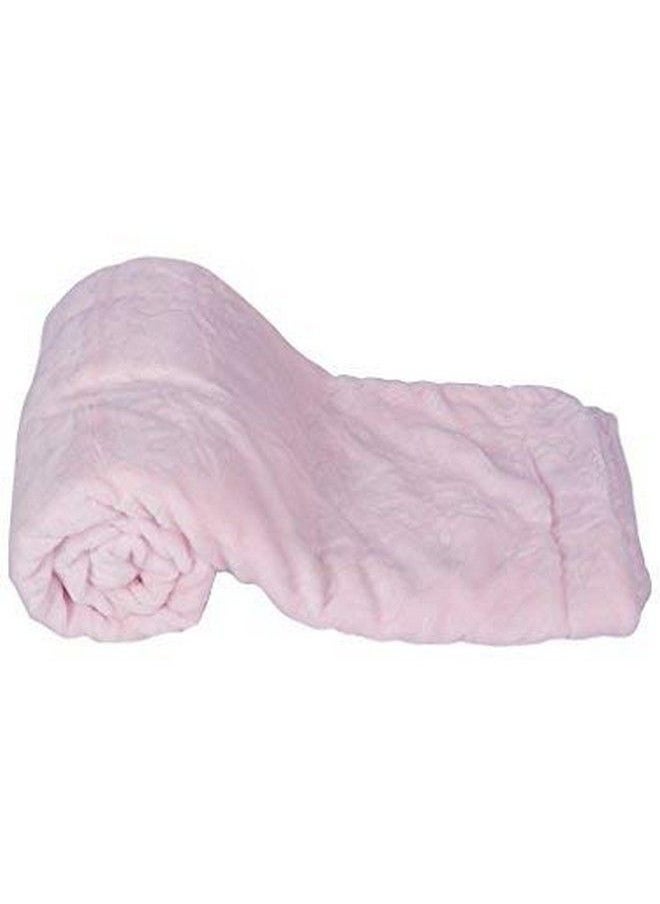 mee mee - Double Layered Soft Baby Blanket With Embossed Printing (Pink) (284.0Mm L X 20.0Mm W) - Image 1