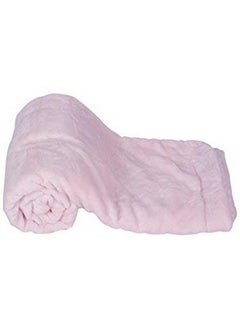 Double Layered Soft Baby Blanket With Embossed Printing (Pink) (284.0Mm L X 20.0Mm W)