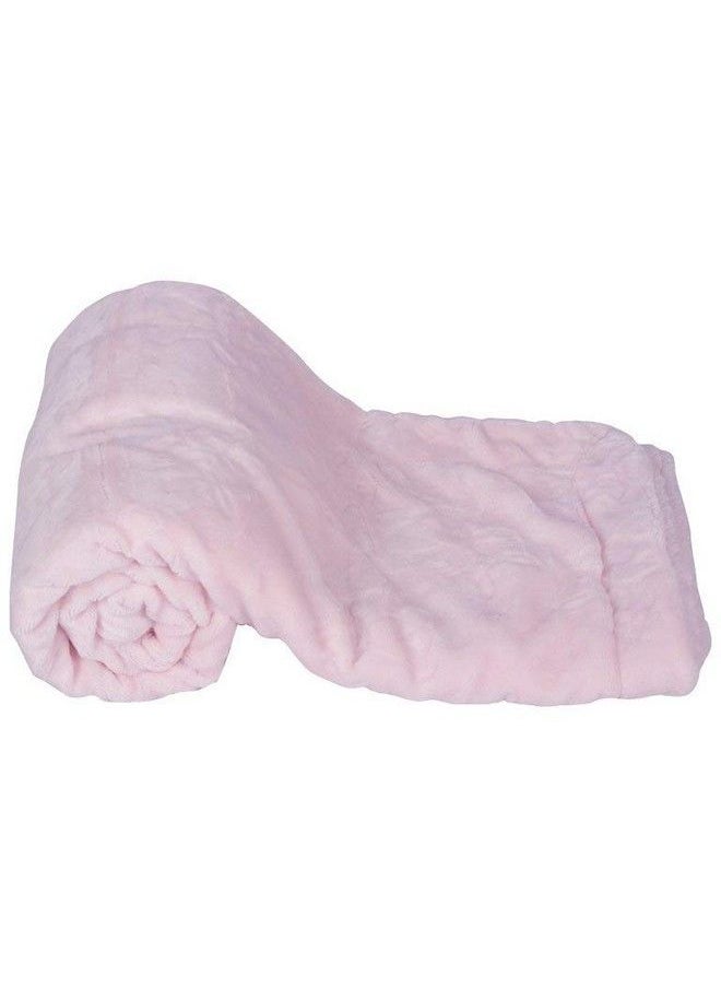 mee mee - Double Layered Soft Baby Blanket With Embossed Printing (Pink) (284.0Mm L X 20.0Mm W) - Image 1