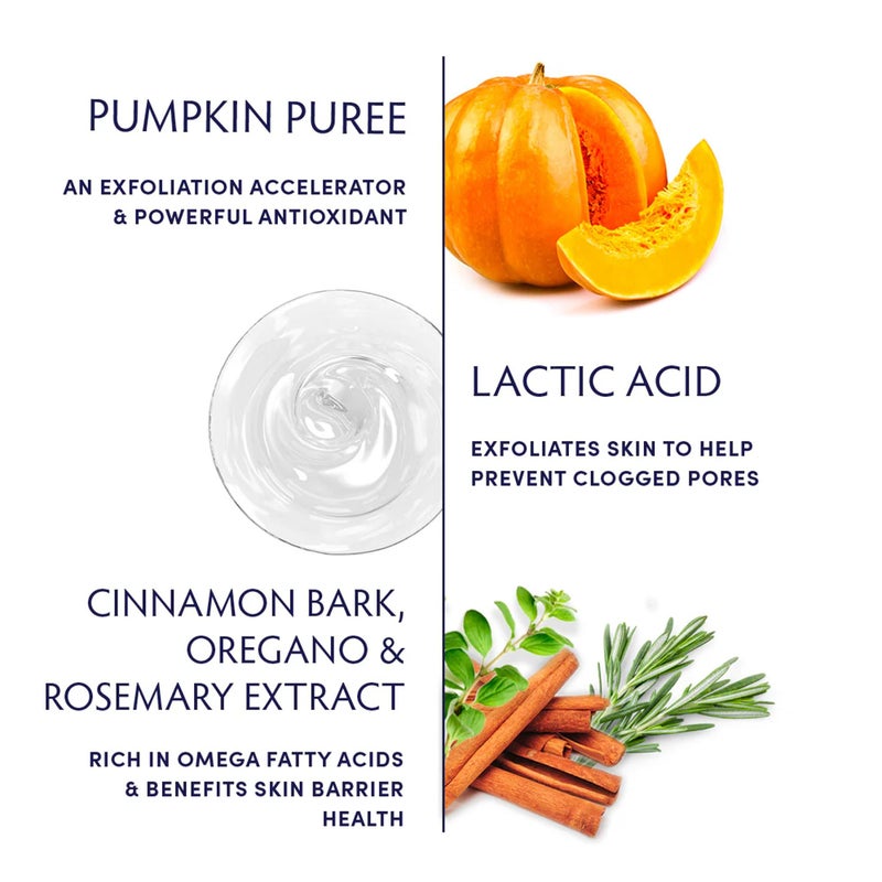 Naturopathica Pumpkin Purifying Enzyme Peel, Clarifying and Exfoliating Face Mask, Facial Mask with Lactic Acid to Help Unclog Pores and Clear Acne, 1.69 fl oz - Image 3